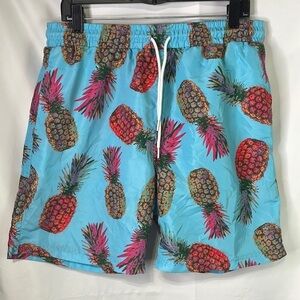 Edgar + Ash pineapple, swim trunks